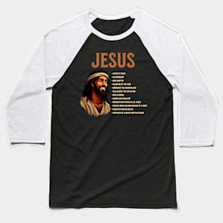 Jesus Facts Baseball T-Shirt
